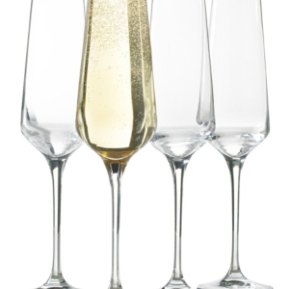 Hotel Collection Set of 4 Flute Glasses, Created for Macy's